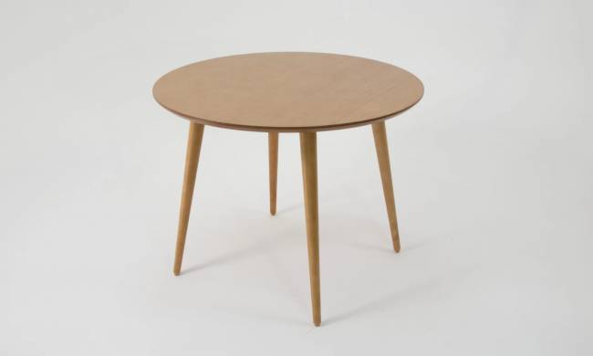 Стол Монте К 100 натур со стульями Джуно натур велюр коричневый Стол Монте К 100 натур со стульями Джуно натур велюр коричневый