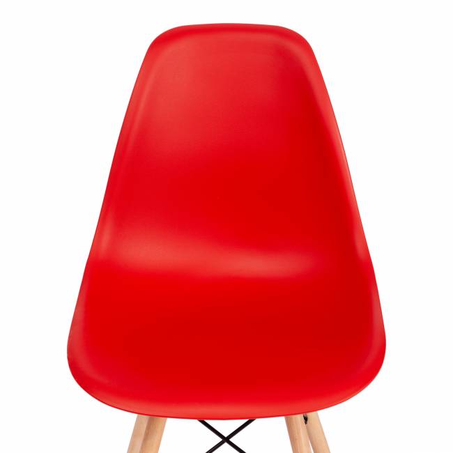 Стул CINDY (EAMES) (mod. 001) дерево бук/металл/сиденье пластик, 51x46x82см, красный/red (Комплект из 4 шт.) красный/red дерево бук/металл/сиденье пластик Стул CINDY (EAMES) (mod. 001) дерево бук/металл/сиденье пластик, 51x46x82см, красный/red (Комплект из 4 шт.) красный/red дерево бук/металл/сиденье пластик