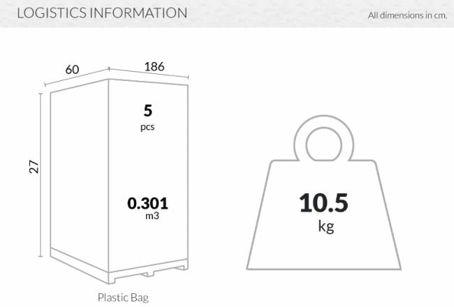 Матрас для шезлонга GS 1009 (Fiji) слоновая кость 1840х590х50 мм Матрас для шезлонга GS 1009 (Fiji) слоновая кость 1840х590х50 мм