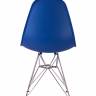 Стул Eames синий, опора металл