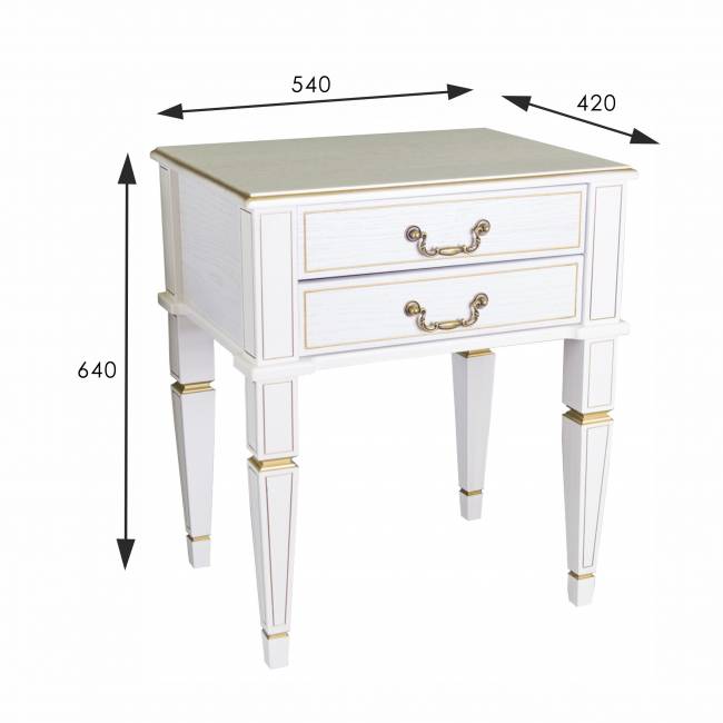 Тумба Васко В 118Н белый ясень/золото Тумба Васко В 118Н белый ясень/золото