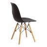Стул CINDY (EAMES) (mod. 001) / 1 шт. в упаковке дерево бук/металл/сиденье пластик, 51x46x82.5см, черный/black черный/black дерево бук/металл/сиденье пластик