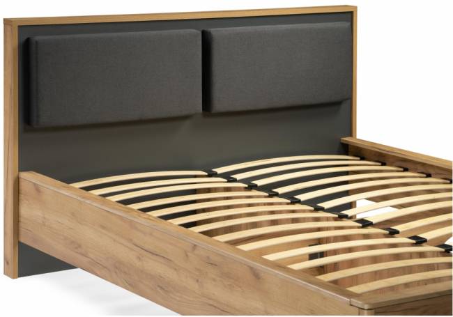 Кровать Клауд 160х200 парящая дуб крафт золотой / антрацит
