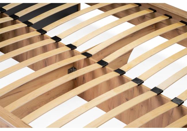 Кровать Клауд 160х200 парящая дуб крафт золотой / антрацит