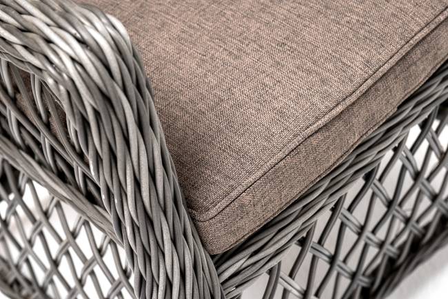 "Эспрессо - 80 L" обеденная группа плетеная, цвет графит "Эспрессо - 80 L" обеденная группа плетеная, цвет графит