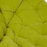 Кресло-качалка PAPASAN/ПАПАСАН w 23/01 B /с подушкой/ 115х78х104 см, Pecan (орех), флок Олива, 23