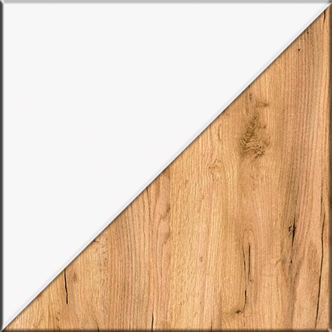 Набор из трёх шкаф-пеналов Октава цвет белый шагрень/дуб крафт золотой