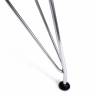 Стул CINDY IRON CHAIR (EAMES) (mod. 002) металл, пластик, 51x46x82,5, серый (Комплект из 4 шт.) серый металл, пластик