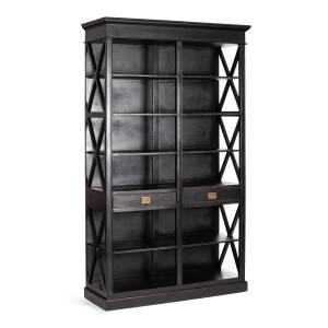 Библиотека Secret de Maison Блэк Лэйбл/Black Label (мод. DA-2379) массив манго/МДФ, 130х47х220см, черный черный дерево манго/мдф Библиотека Secret de Maison Блэк Лэйбл/Black Label (мод. DA-2379) массив манго/МДФ, 130х47х220см, черный черный дерево манго/мдф