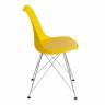 Стул TULIP IRON CHAIR (mod.EC-123) / 1 шт. в упаковке металл/пластик, 54,5*48*83,5см, желтый желтый металл/пластик