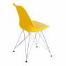 Стул TULIP IRON CHAIR (mod.EC-123) / 1 шт. в упаковке металл/пластик, 54,5*48*83,5см, желтый желтый металл/пластик