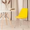 Стул TULIP IRON CHAIR (mod.EC-123) / 1 шт. в упаковке металл/пластик, 54,5*48*83,5см, желтый желтый металл/пластик