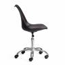Офисное кресло TULIP (mod.106-1) / 1 шт. в упаковке металл/пластик/PU, 58 x 47 x 97см, Black (черный) / Chrome (хром) черный