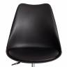 Офисное кресло TULIP (mod.106-1) / 1 шт. в упаковке металл/пластик/PU, 58 x 47 x 97см, Black (черный) / Chrome (хром) черный