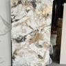 Стол TERAMO 135 GLOSS GRAND JADE SOLID CERAMIC, керамика, поворотн.механизм / Черный каркас, ®DISAUR