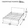 Кровать Стандарт 1600 цвет венге