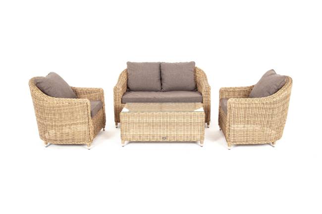 "Кон Панна" лаунж-зона из искусственного ротанга, цвет соломенный "Кон Панна" лаунж-зона из искусственного ротанга, цвет соломенный