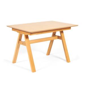 Стол раскладной Ricco (Рикко) основание бук, столешница мдф, 80x120+40*75см, Натуральный Стол раскладной Ricco (Рикко) основание бук, столешница мдф, 80x120+40*75см, Натуральный