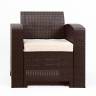 Rattan premium, комплект из 2-х кресел в цвете венге с подушками