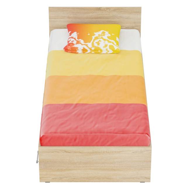 Кровать с ящиками Стандарт 0900 цвет дуб сонома