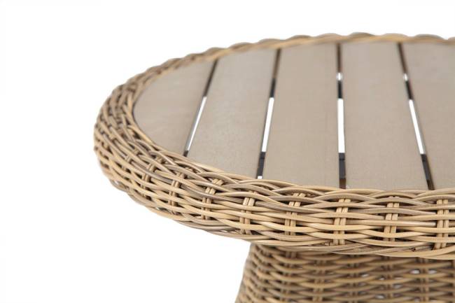 "Равенна" кофейный стол из искусственного ротанга, цвет соломенный "Равенна" кофейный стол из искусственного ротанга, цвет соломенный