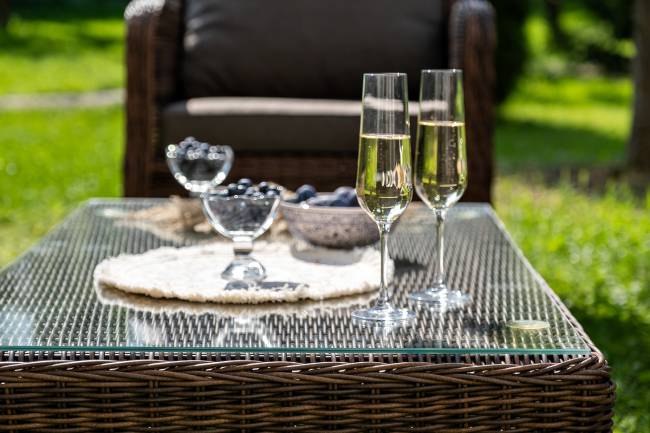 "Гляссе" лаунж-зона из искусственного ротанга, цвет коричневый "Гляссе" лаунж-зона из искусственного ротанга, цвет коричневый