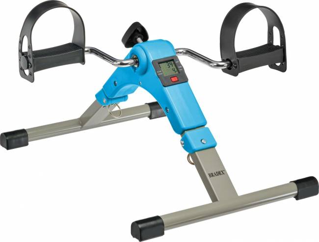 Мини велотренажер, складной Bradex SF 0579, синий Мини велотренажер, складной Bradex SF 0579, синий