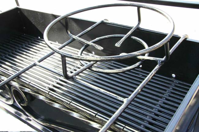 Кованый мангал с крышей "Соловей"