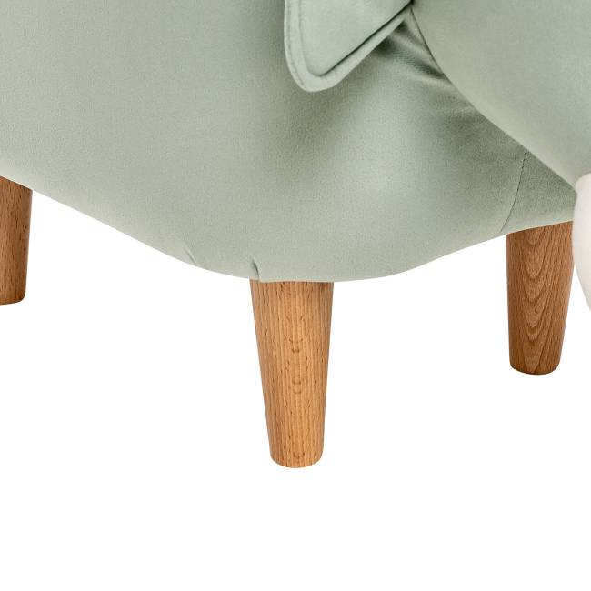 Пуф Leset Slon COMBI V14 бирюзовый, компаньон V01 белый Бук Пуф Leset Slon COMBI V14 бирюзовый, компаньон V01 белый Бук