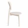 Стул DIAMANTE жесткое сидение бук, 42 х 42 х 85 см, ivory white (Комплект из 2 шт.) белый