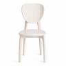 Стул DIAMANTE жесткое сидение бук, 42 х 42 х 85 см, ivory white (Комплект из 2 шт.) белый