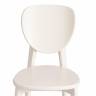 Стул DIAMANTE жесткое сидение бук, 42 х 42 х 85 см, ivory white (Комплект из 2 шт.) белый
