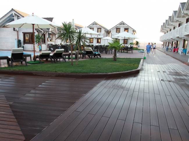 Террасная доска DARVOLEX шовная, 150*23,5*6000 мм, венге