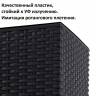 Кашпо для цветов RATO LOW DRTS325L-S433 антрацит 2 предмета 21 и 32л