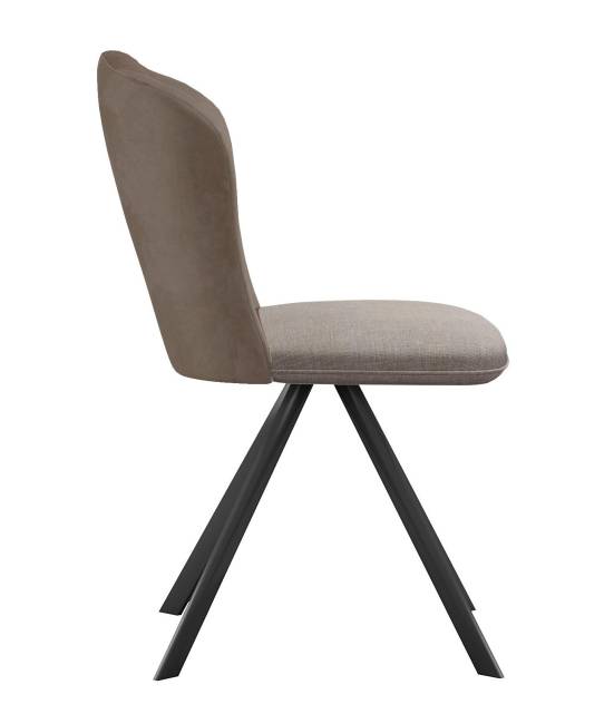 Стул DikLine 299 поворотный NS05 CAPPUCCINO/C43 капучино, ножки черные Стул DikLine 299 поворотный NS05 CAPPUCCINO/C43 капучино, ножки черные