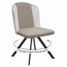 Стул DikLine 299 поворотный NS04 CREAM/C103 крем, ножки черные Стул DikLine 299 поворотный NS04 CREAM/C103 крем, ножки черные