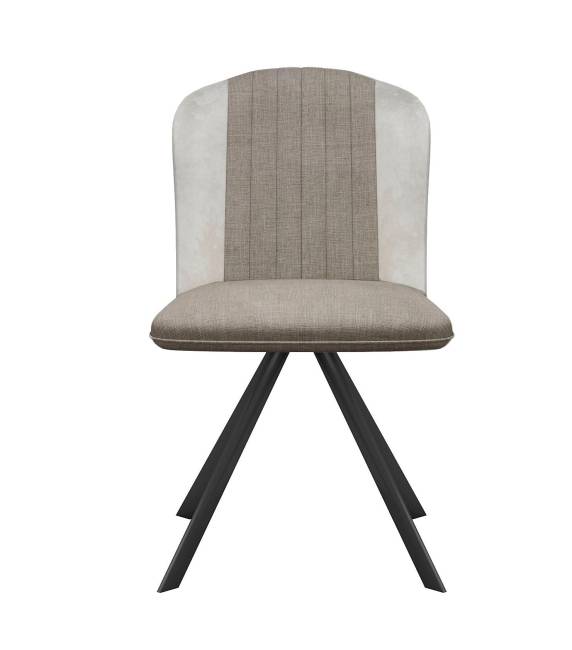 Стул DikLine 299 поворотный NS04 CREAM/C103 крем, ножки черные Стул DikLine 299 поворотный NS04 CREAM/C103 крем, ножки черные