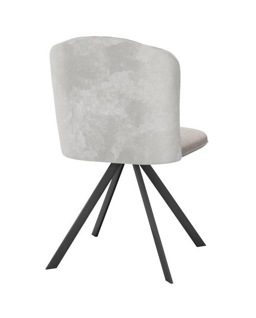 Стул DikLine 299 поворотный NS04 CREAM/C103 крем, ножки черные Стул DikLine 299 поворотный NS04 CREAM/C103 крем, ножки черные