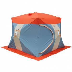 Палатка для зимней рыбалки Митек Нельма Куб-3 Люкс (двухслойная)