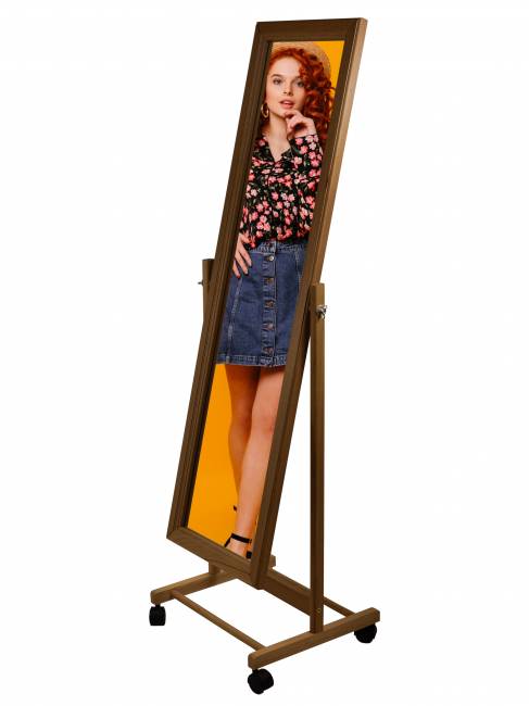 Зеркало напольное BeautyStyle 27 средне-коричневый 135 см х 42,5 см Зеркало напольное BeautyStyle 27 средне-коричневый 135 см х 42,5 см