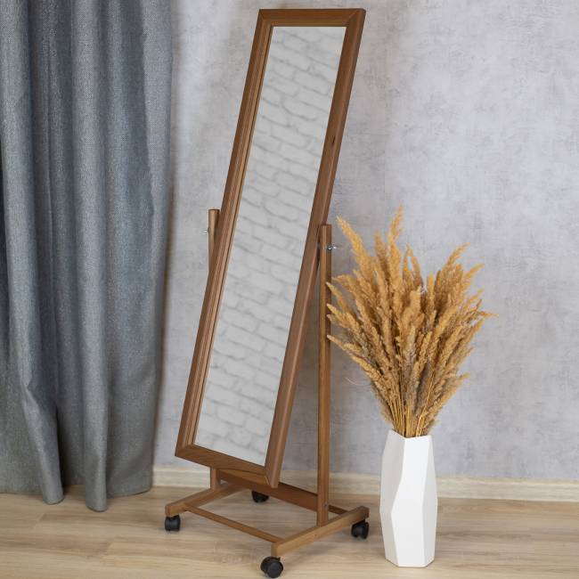 Зеркало напольное BeautyStyle 27 средне-коричневый 135 см х 42,5 см Зеркало напольное BeautyStyle 27 средне-коричневый 135 см х 42,5 см