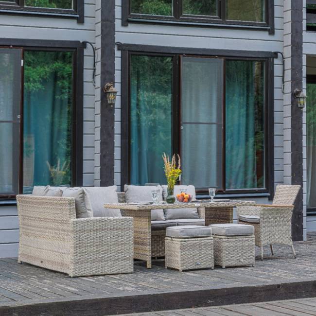 Угловой комплект ZORRO WOOD бежевый Угловой комплект ZORRO WOOD бежевый