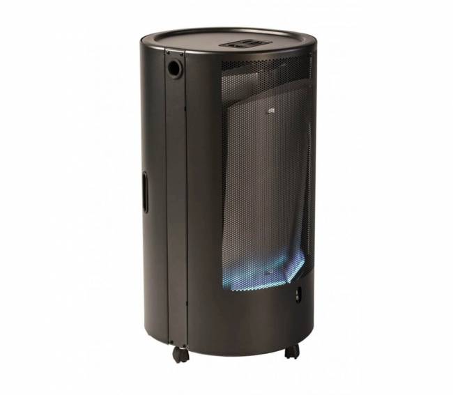Обогреватель газовый каминного типа BLUE BELLE CHIC ТМ 4,2 КВТ, черный