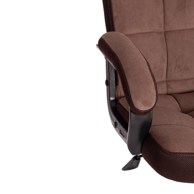 Кресло TRENDY (22) флок/ткань, коричневый, 6/TW-24 коричневый флок/ткань