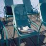Лаунж-кресло пластиковое Net Lounge ментоловый 615х900х990 мм