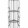 Этажерка угловая Secret De Maison 001 стальной сплав, 50х35х160см, черный черный стальной сплав