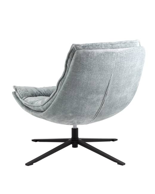 Кресло лаунж Lazy серый