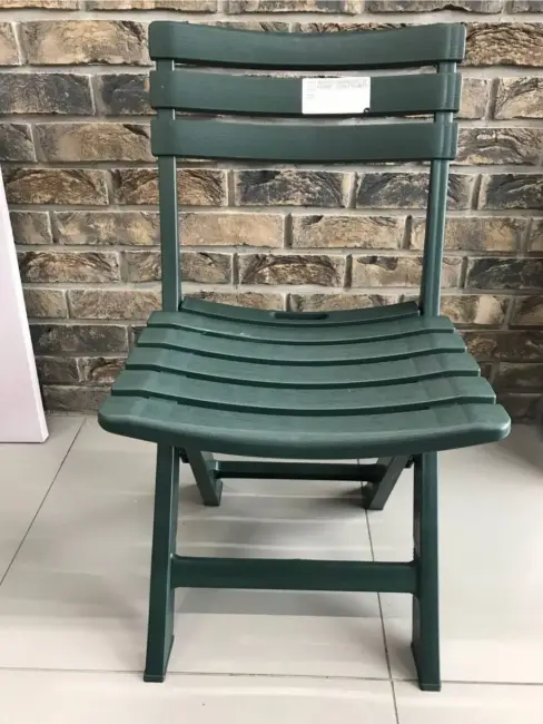 Набор стульев складных BIRKI зеленый (по 4 шт. в коробке)