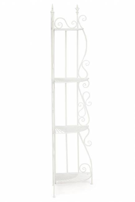 Этажерка угловая Secret De Maison 001 стальной сплав, 50х35х160см, butter white butter white стальной сплав