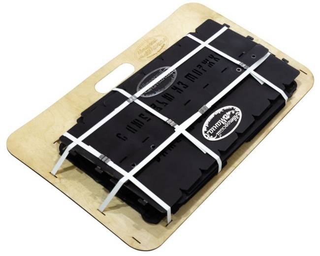 Мангал разборный "Царский", сталь AISI304, 3мм